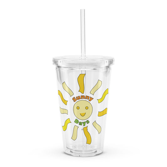 Cute Sunny Days - Plastic Tumbler