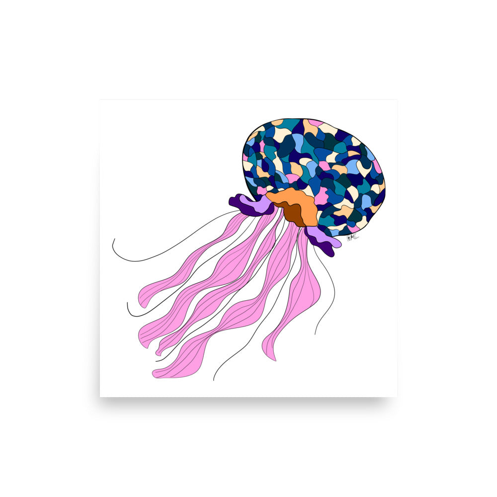 Oceania Patch Jellyfish - Poster