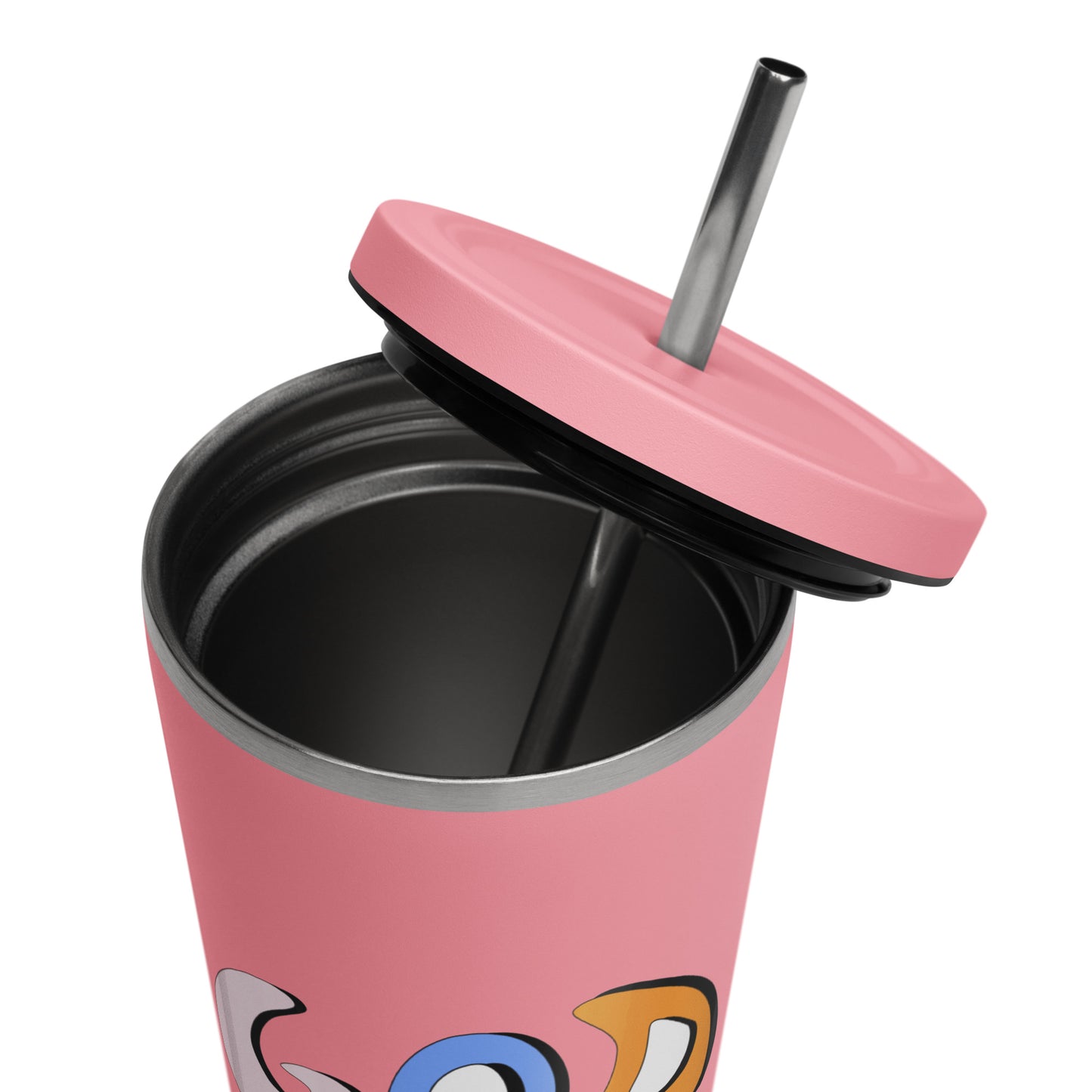 God is Good (Two Flowers) - Metal Tumbler