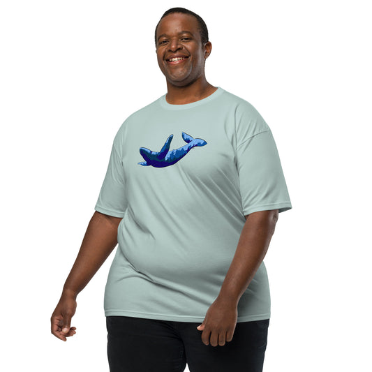 Blue Blotch Humpback Whale - Men's T-Shirt