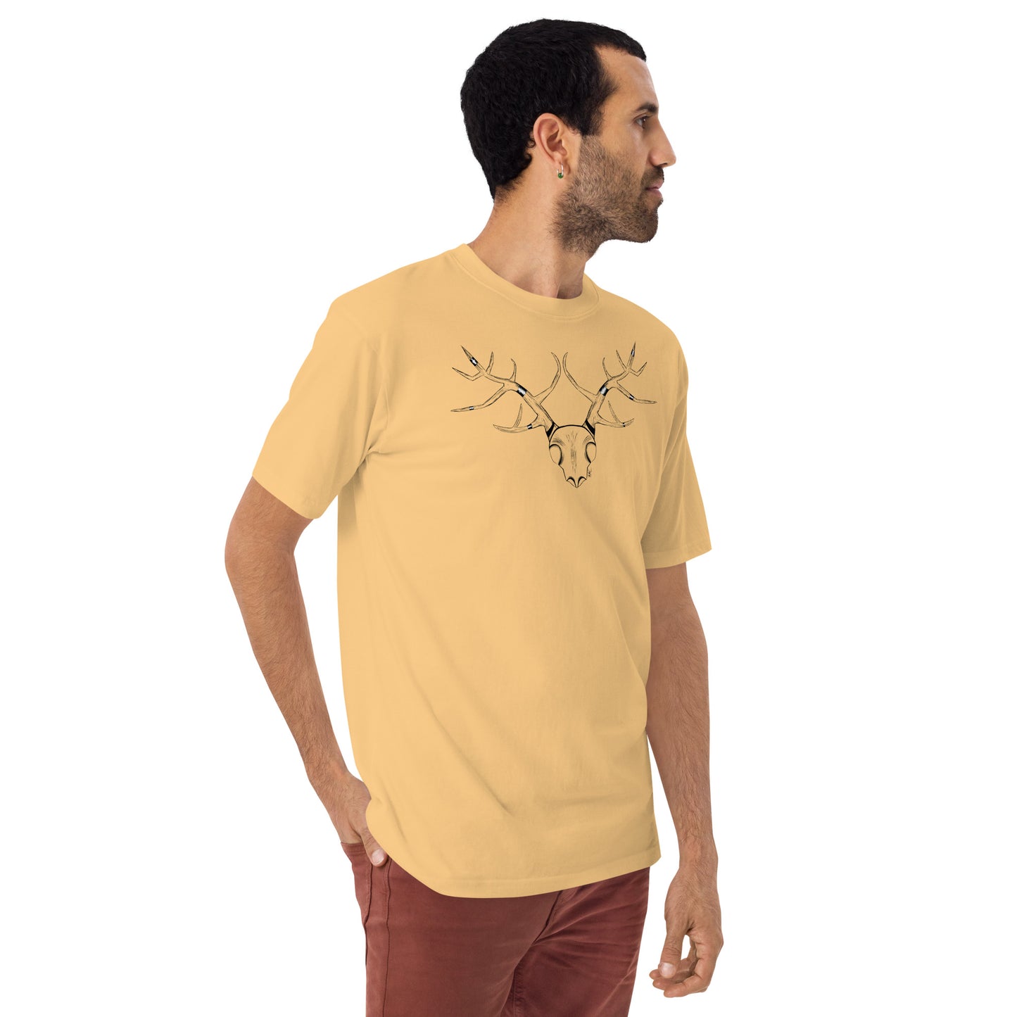 Banded Deer Skull - Men's T-Shirt