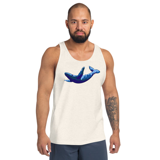 Blue Blotch Humpback Whale - Men's Tank Top