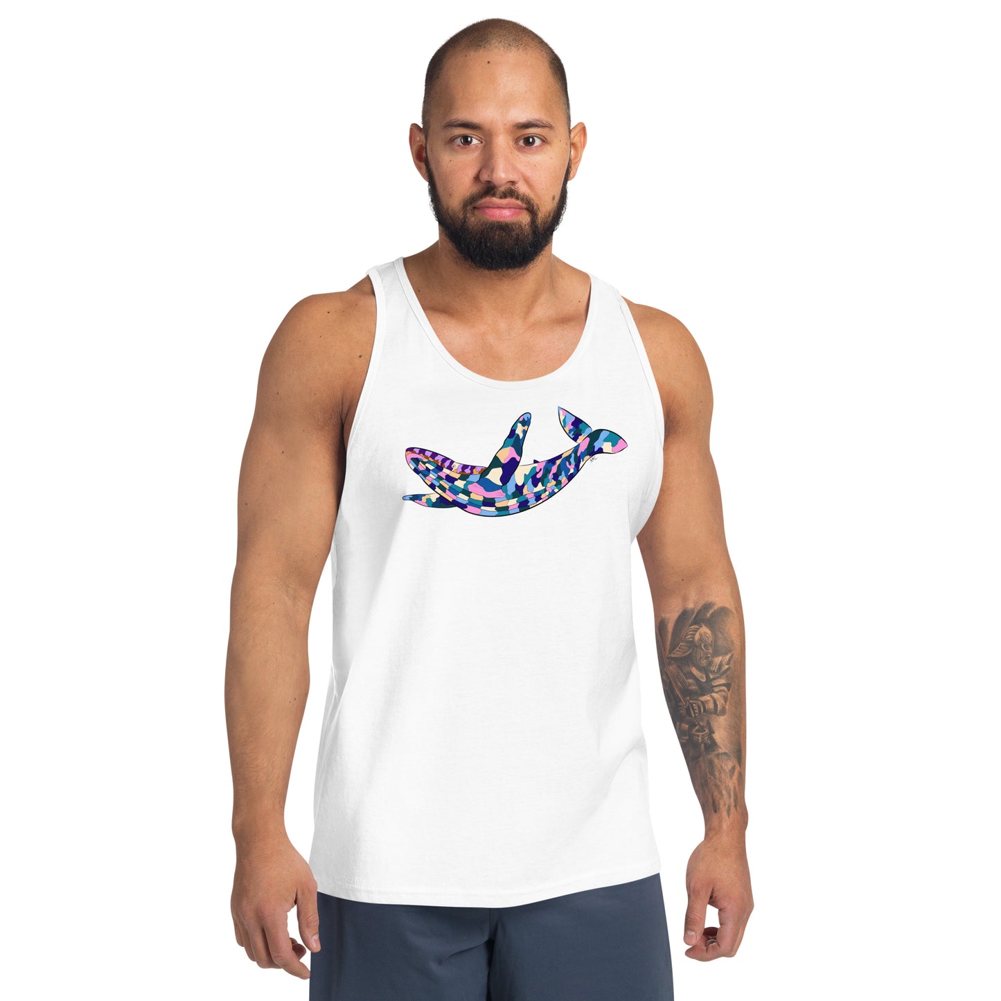 Oceania Patch Humpback Whale - Men's Tank Top