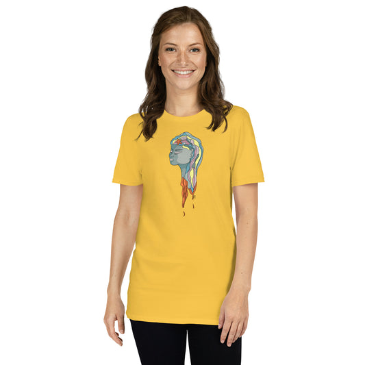 Turquoise Mermaid Head - Women's T-Shirt