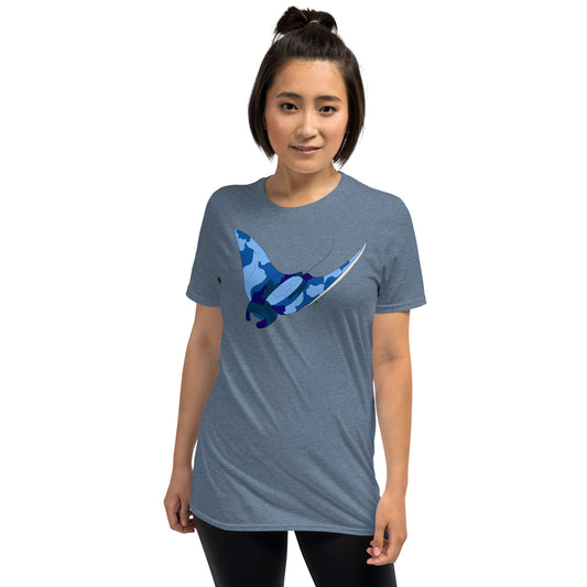 Blue Blotch Manta Ray - Women's T-Shirt