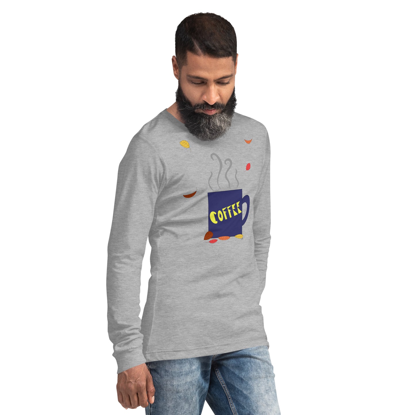 Fall Coffee - Men's Long Sleeved Shirt
