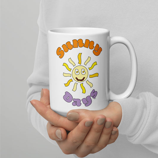 Retro Sunny Days - Glossy Mug