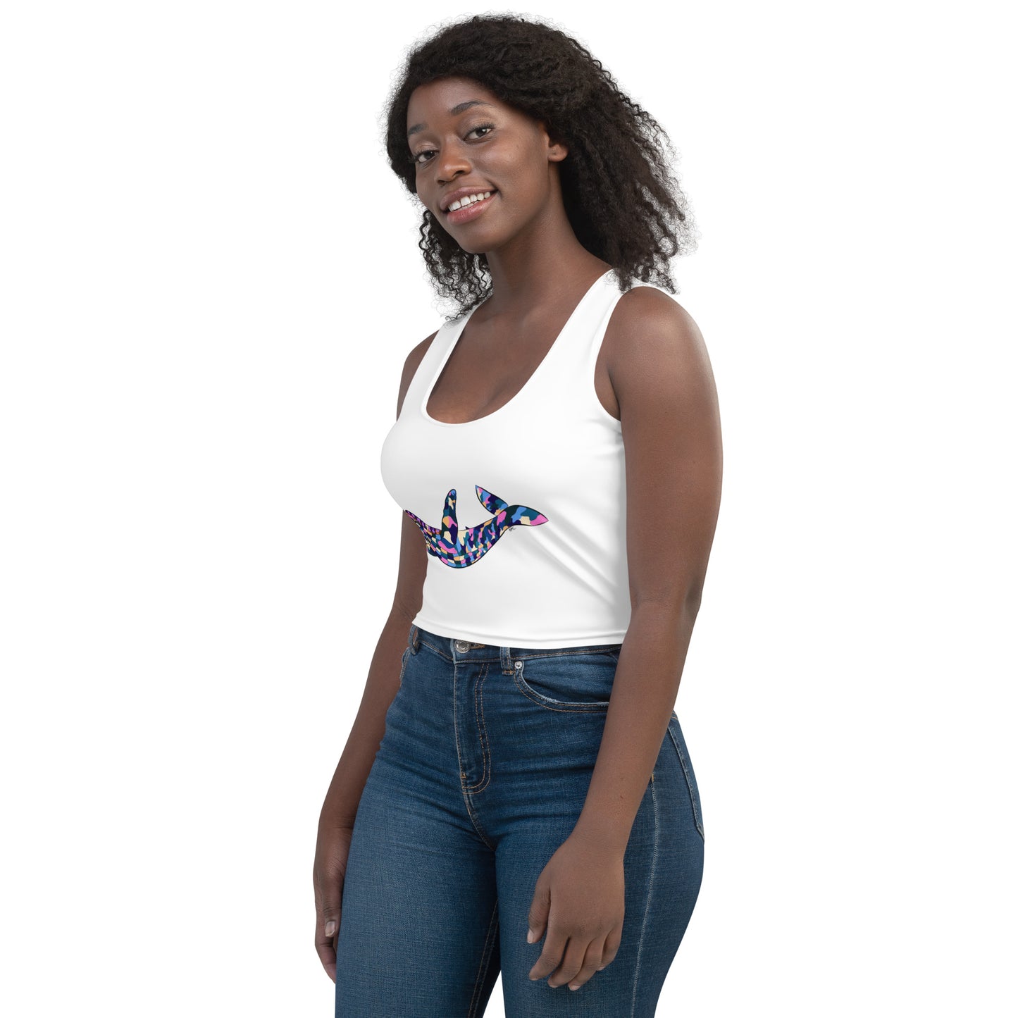 Oceania Patch Humpback Whale - Women's Crop Top