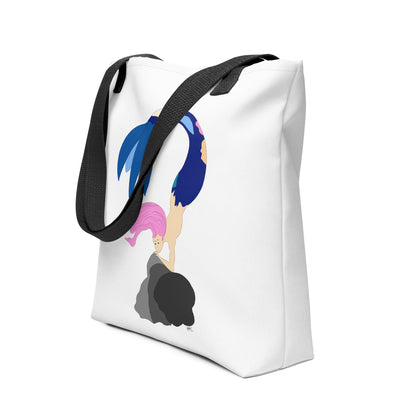 Pink Haired Mermaid - Tote Bag