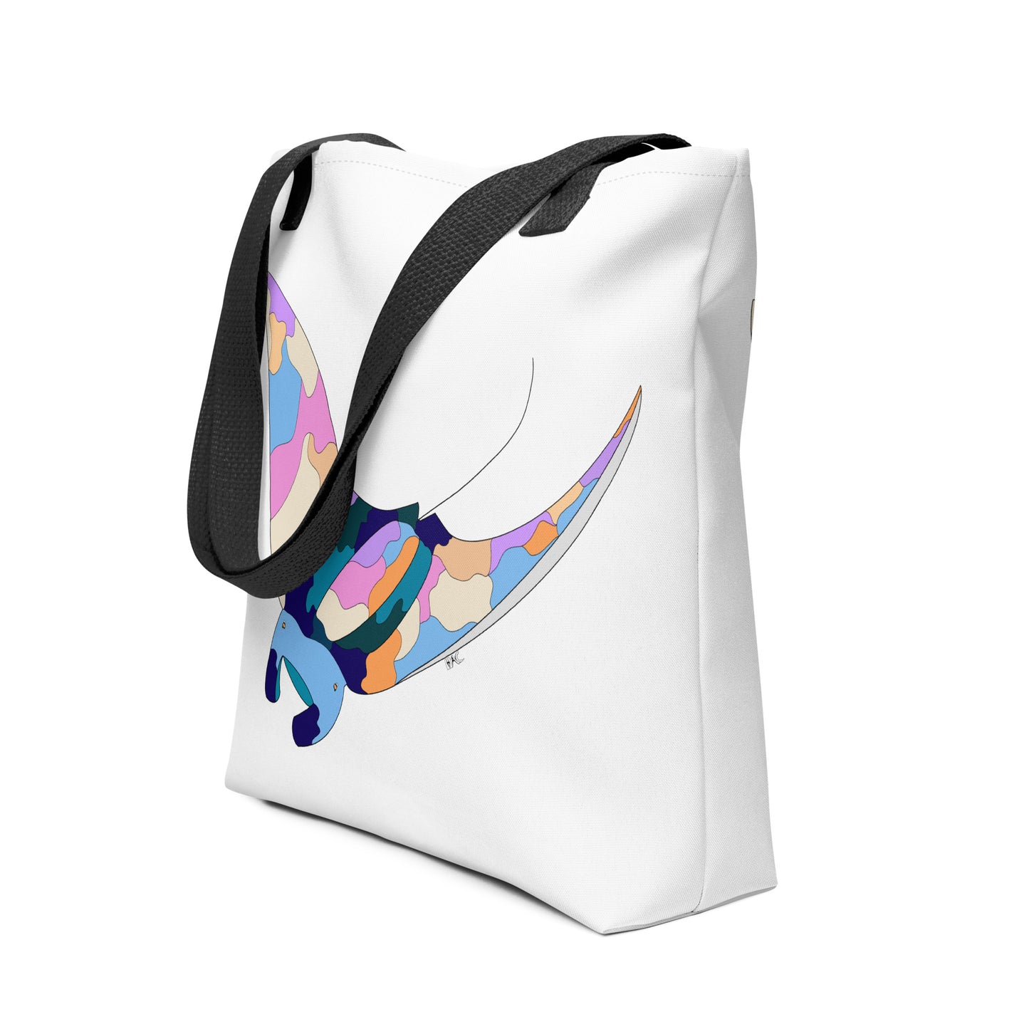 Sunset Beach Manta Ray - Tote Bag