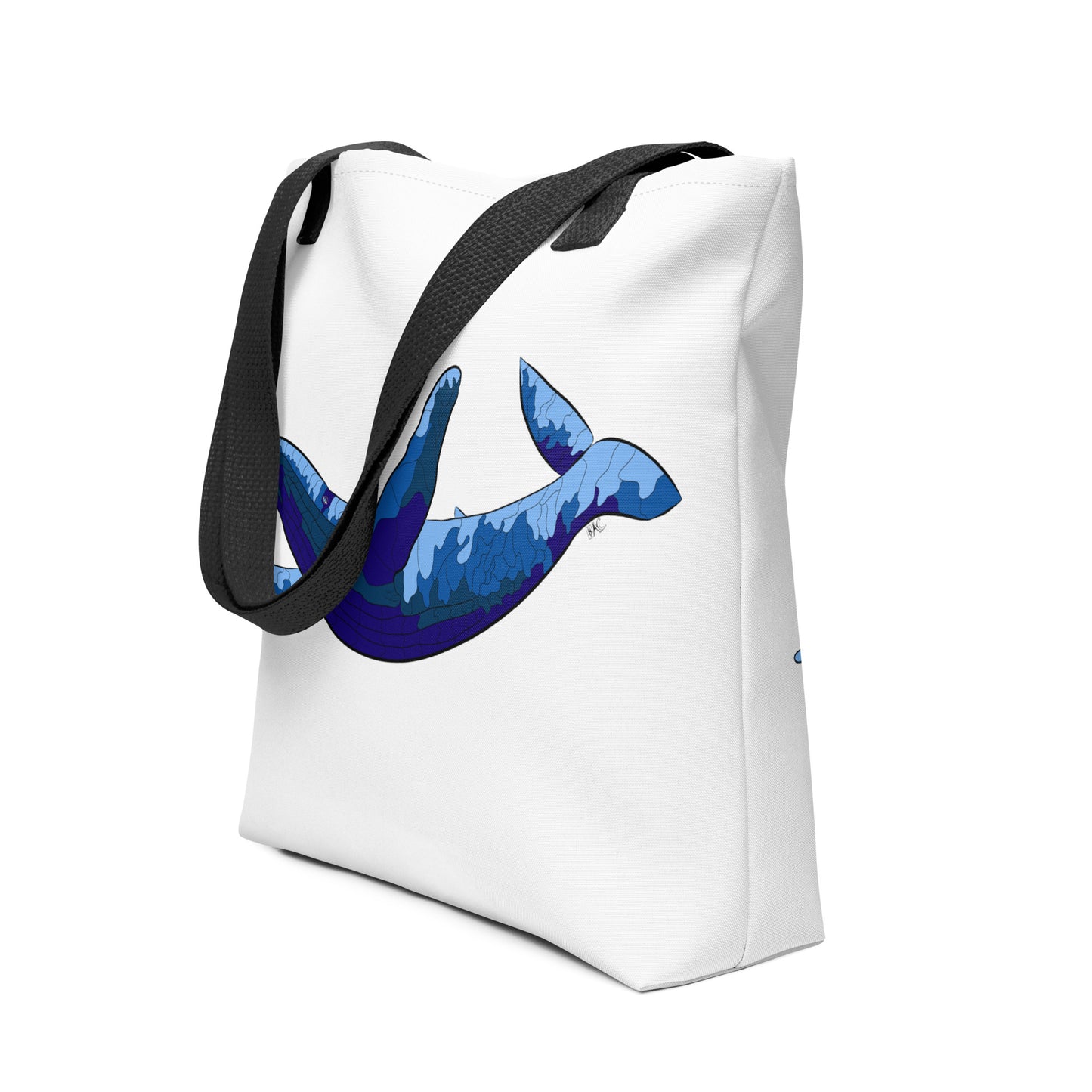 Blue Blotch Humpback Whale - Tote bag