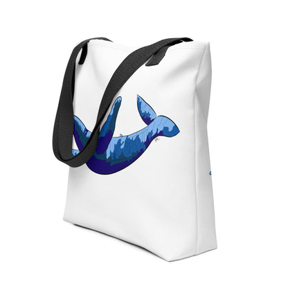 Blue Blotch Humpback Whale - Tote bag