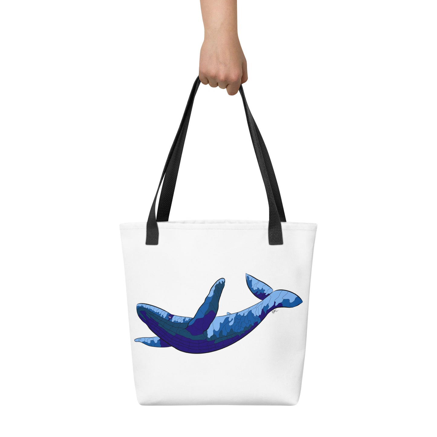 Blue Blotch Humpback Whale - Tote bag