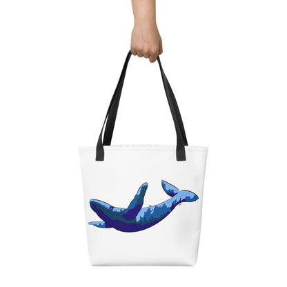 Blue Blotch Humpback Whale - Tote bag