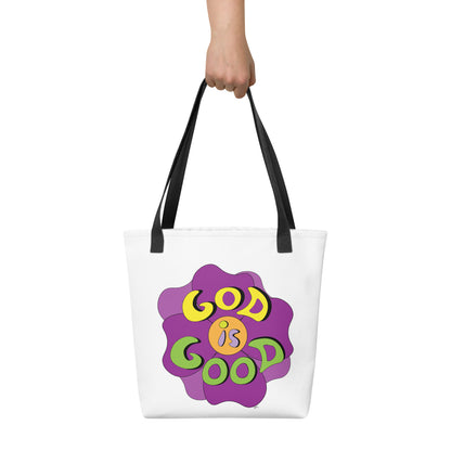 God is Good (Flower) - Tote bag