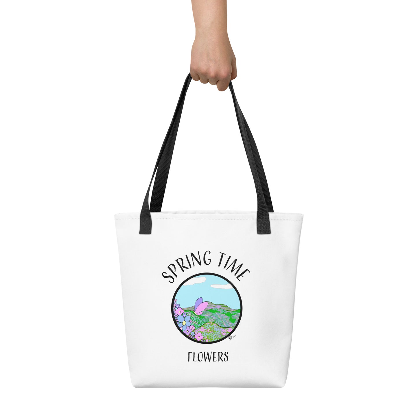 Spring Time Flowers - Tote bag