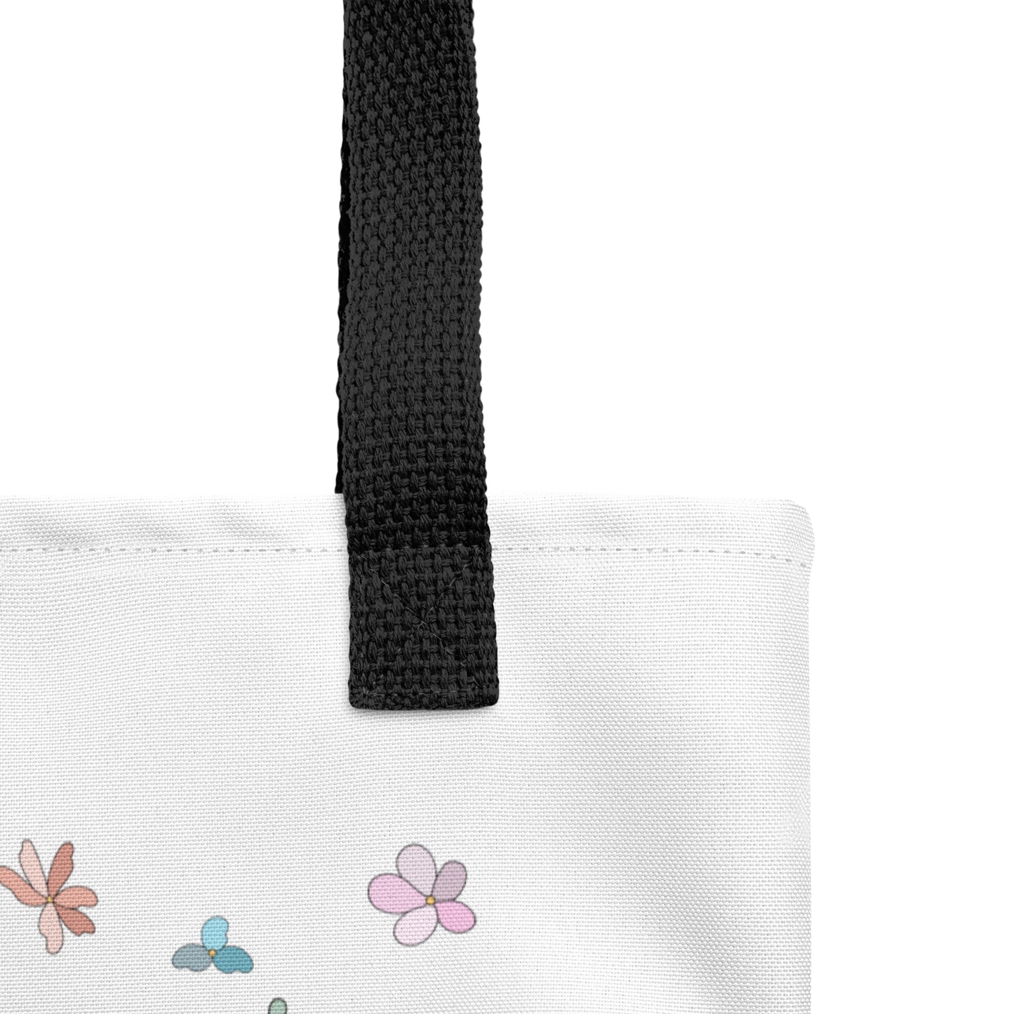 He is Risen (Flowered) - Tote Bag
