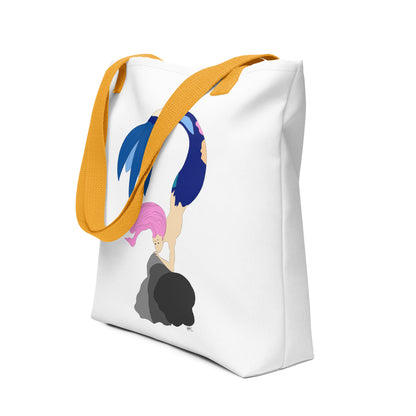 Pink Haired Mermaid - Tote Bag