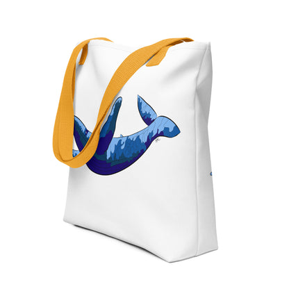 Blue Blotch Humpback Whale - Tote bag