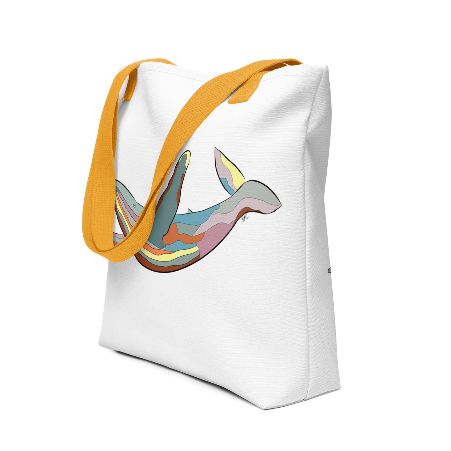 Turquoise Sunset Humpback Whale - Tote Bag