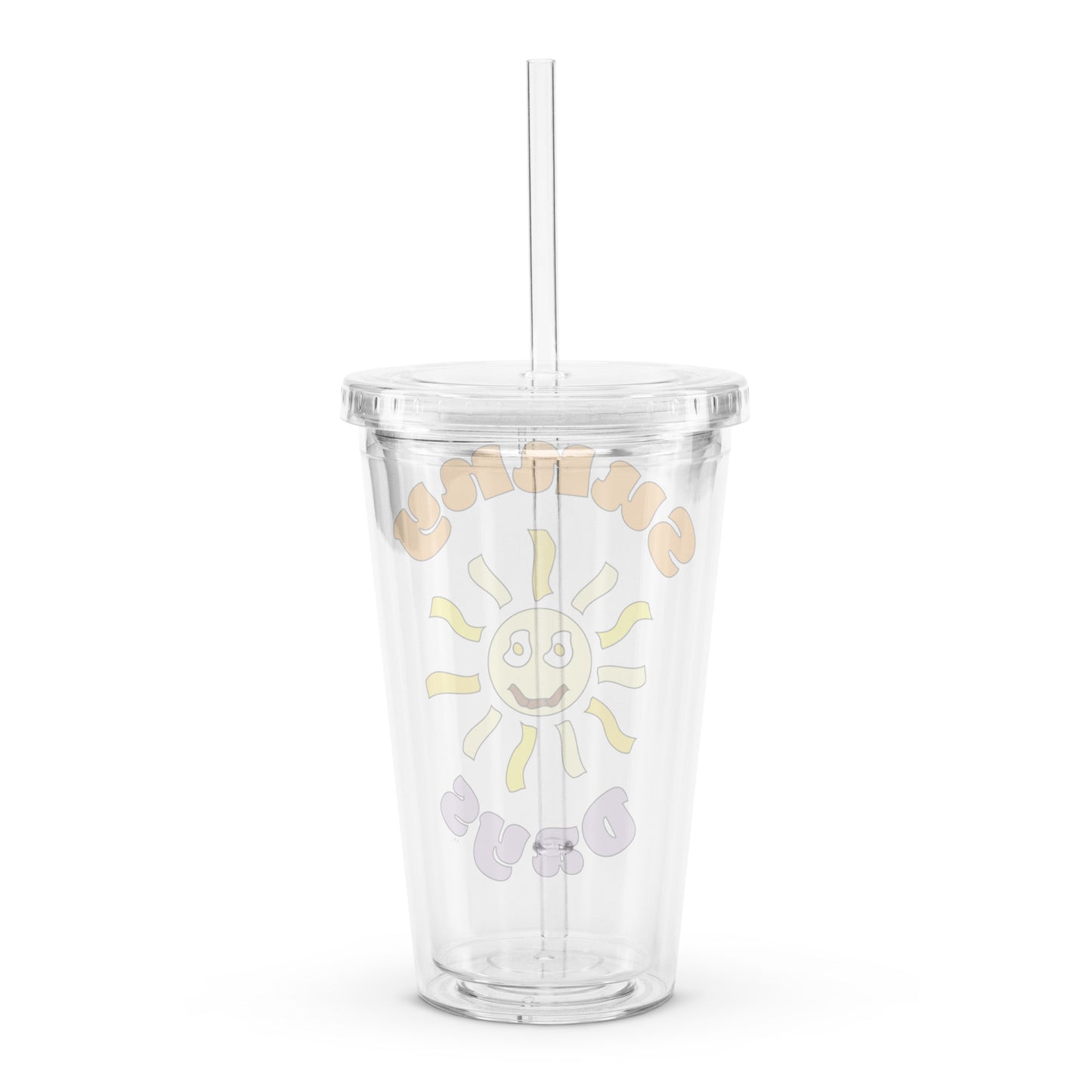 Retro Sunny Days - Plastic Tumbler