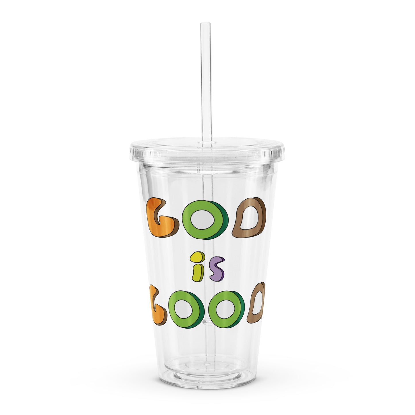 God is Good - Plastic Tumbler