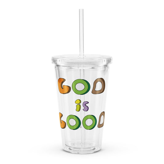 God is Good - Plastic Tumbler