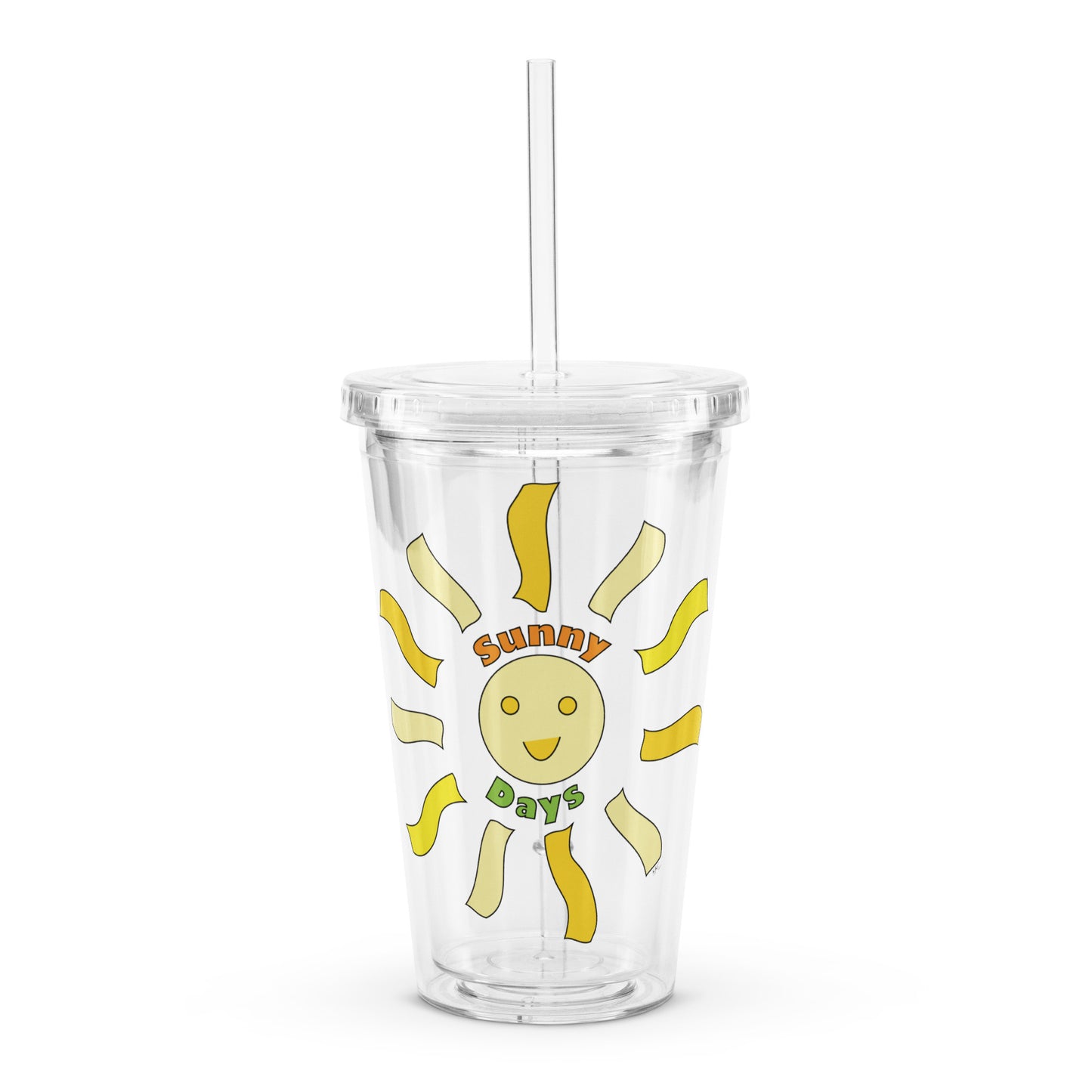 Cute Sunny Days - Plastic Tumbler