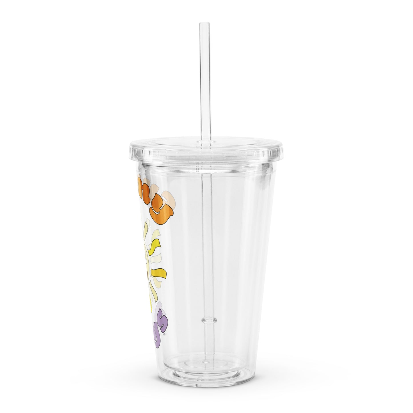 Retro Sunny Days - Plastic Tumbler