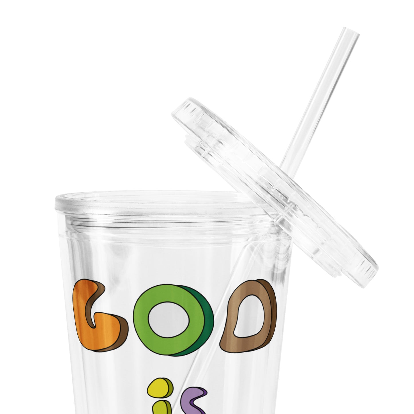God is Good - Plastic Tumbler