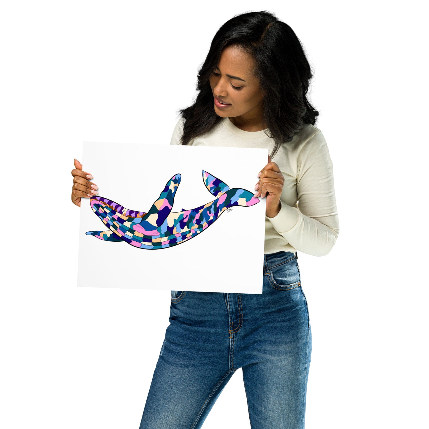 Oceania Patch Humpback Whale - Poster