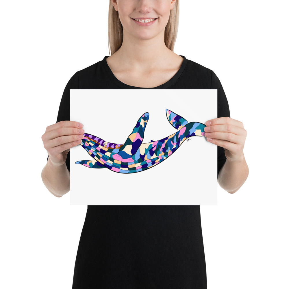 Oceania Patch Humpback Whale - Poster