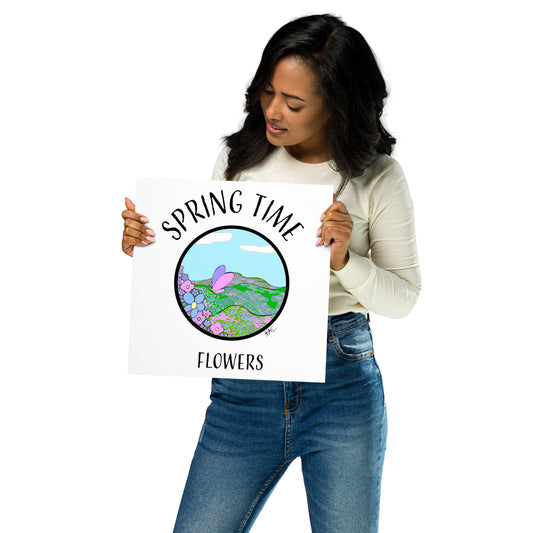 Spring Time Flowers - Poster