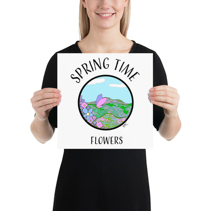 Spring Time Flowers - Poster