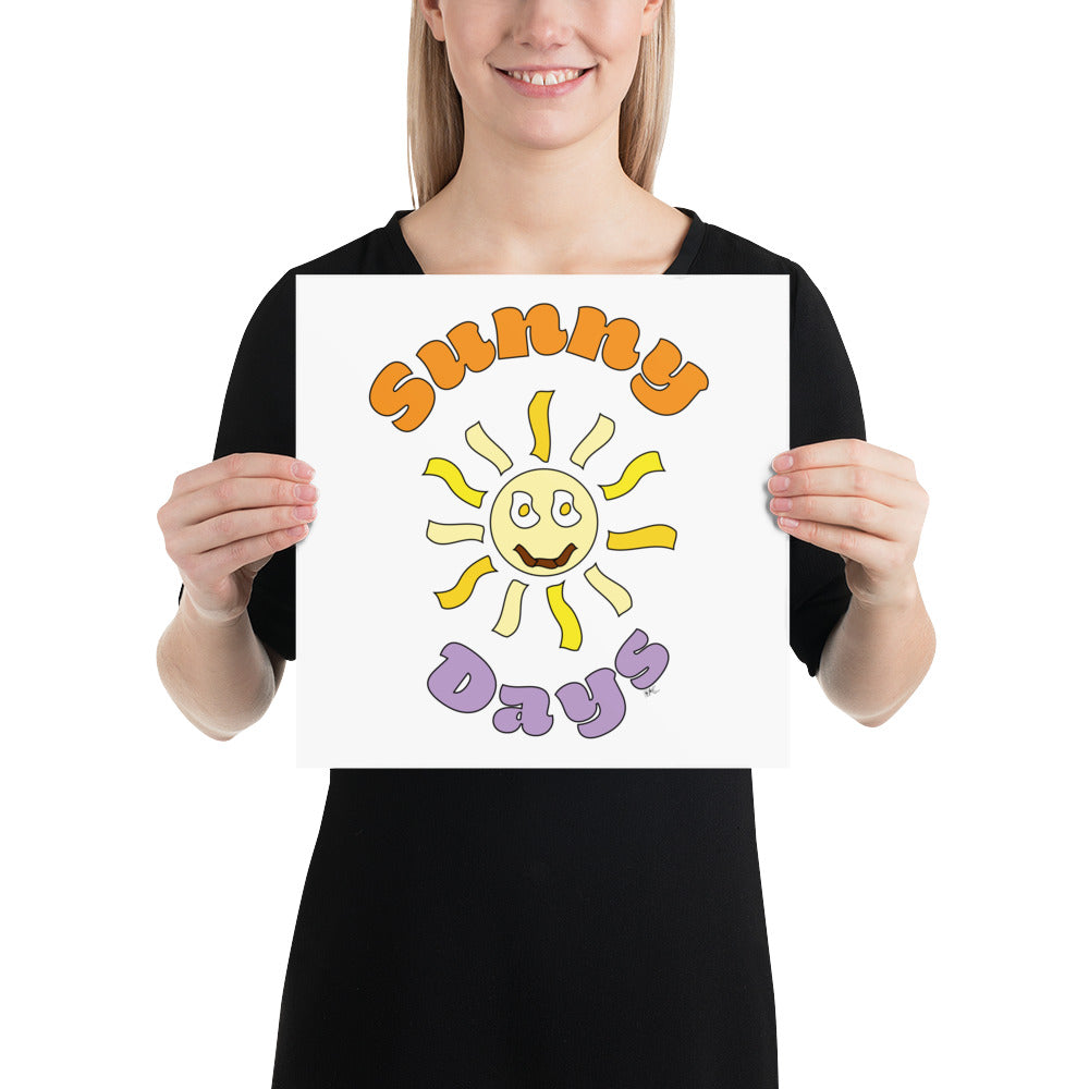 Retro Sunny Days - Poster