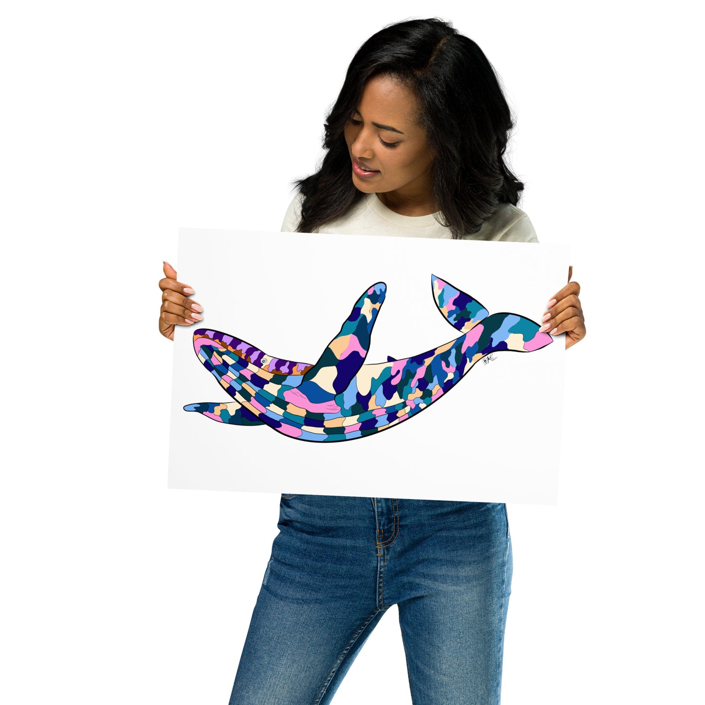 Oceania Patch Humpback Whale - Poster