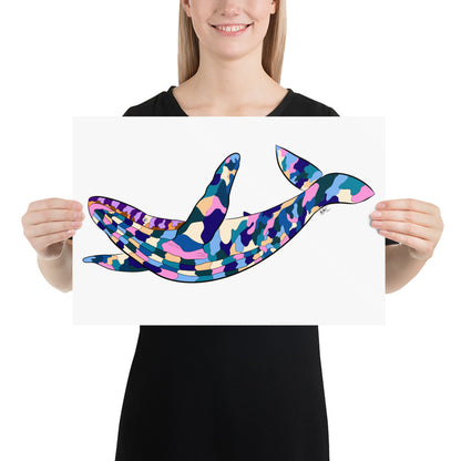 Oceania Patch Humpback Whale - Poster