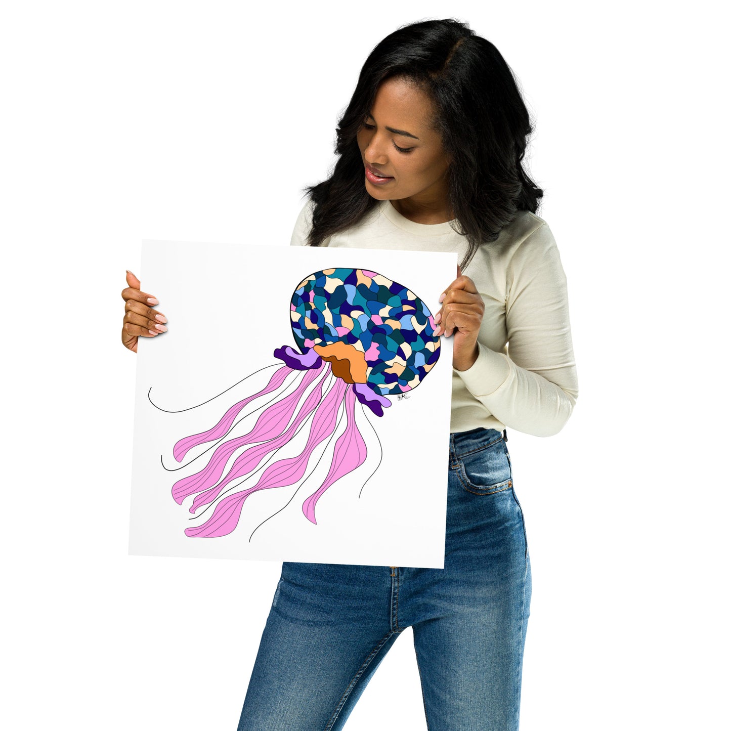 Oceania Patch Jellyfish - Poster