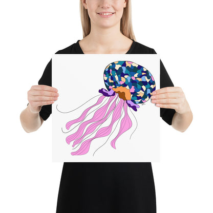 Oceania Patch Jellyfish - Poster