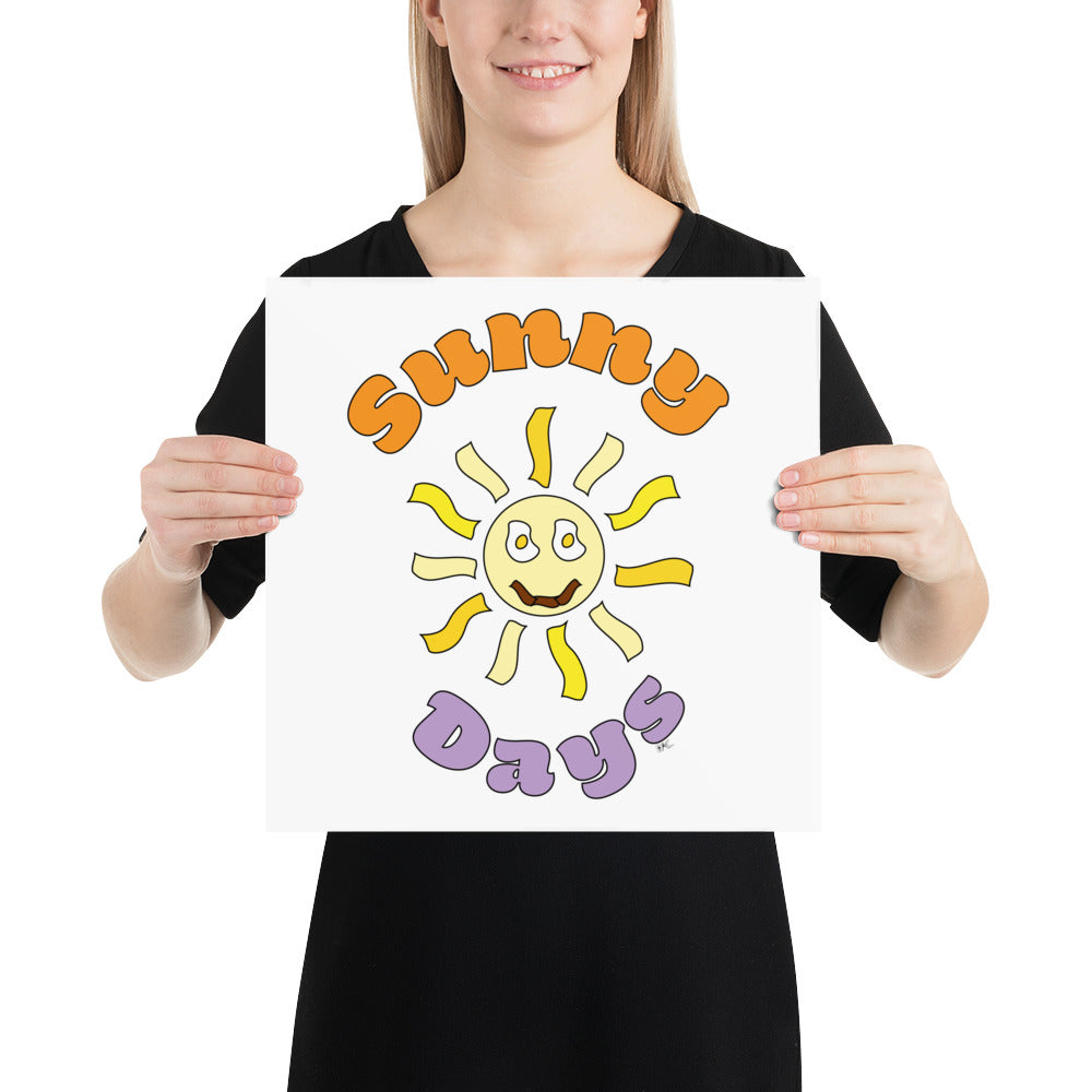 Retro Sunny Days - Poster