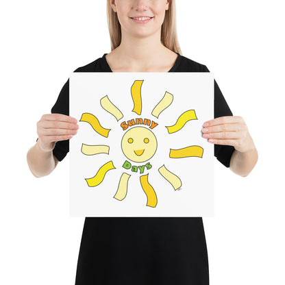 Cute Sunny Days - Poster