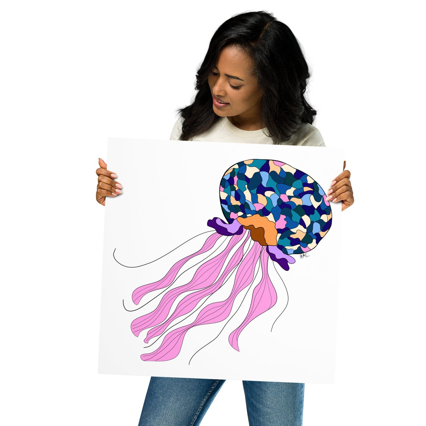 Oceania Patch Jellyfish - Poster