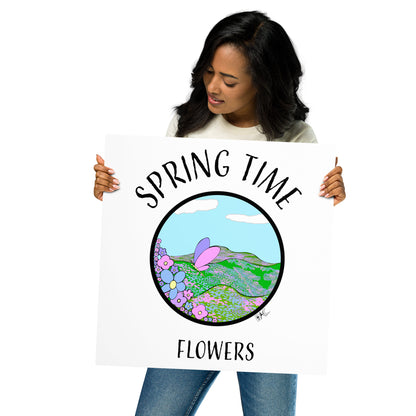Spring Time Flowers - Poster