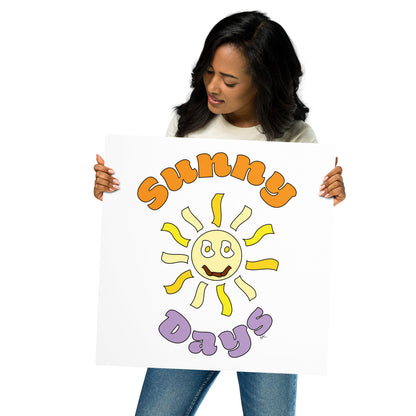 Retro Sunny Days - Poster