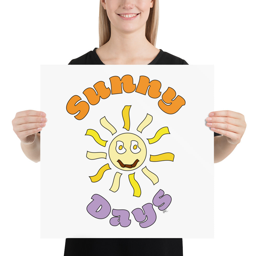 Retro Sunny Days - Poster