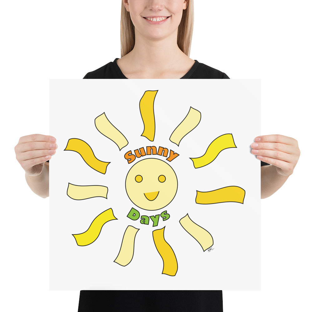 Cute Sunny Days - Poster