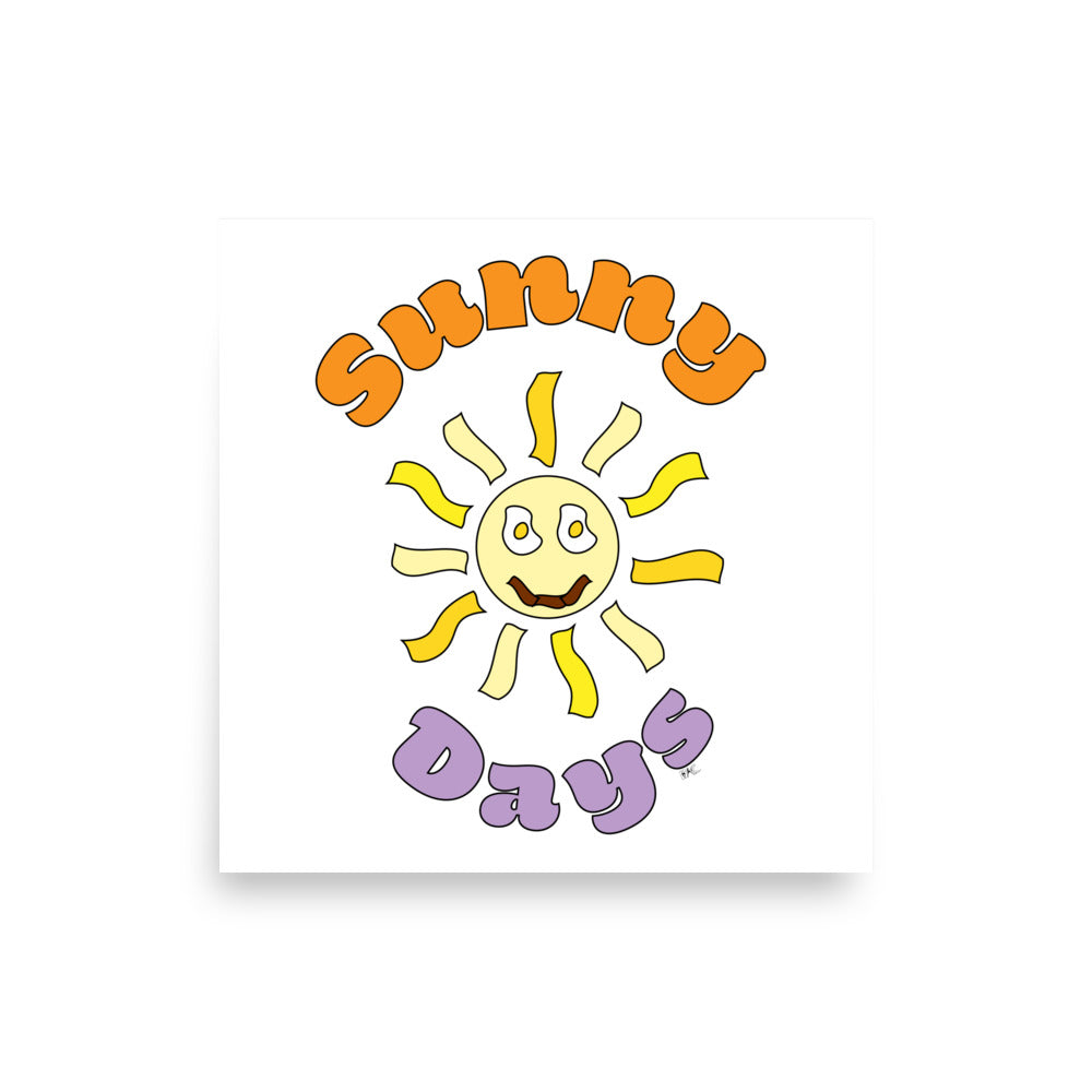 Retro Sunny Days - Poster