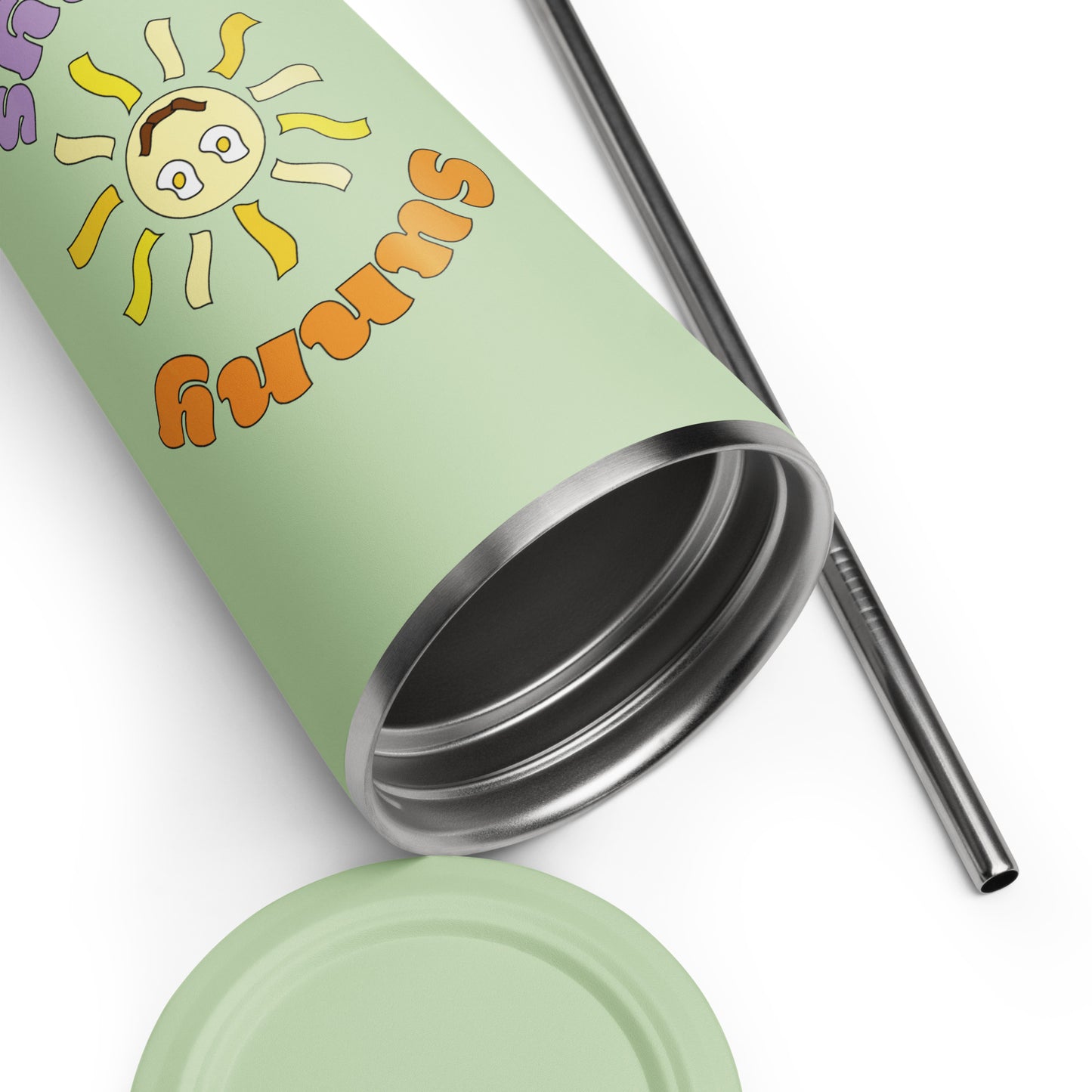 Retro Sunny Days - Metal Tumbler