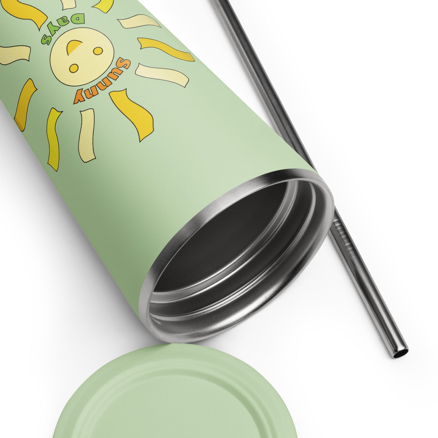 Cute Sunny Days - Metal Tumbler