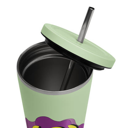 God is Good (Flower) - Metal Tumbler